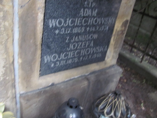 Józefa Wojciechowska 1875 Krosno - Grobonet - Wyszukiwarka osób pochowanych