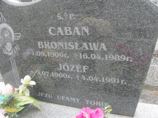 Józef Caban 1900 Krosno - Grobonet - Wyszukiwarka osób pochowanych