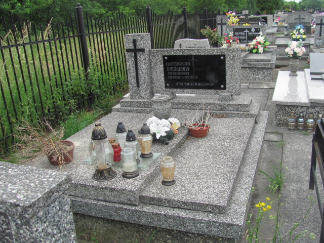 Grób Franciszek Łapka